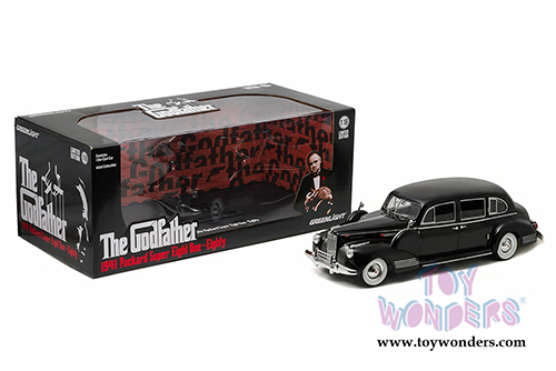 Greenlight - The Godfather Packard Super Eighty One - Eighty Hardtop (1941, 1/18 scale diecast model car, Black) 12948