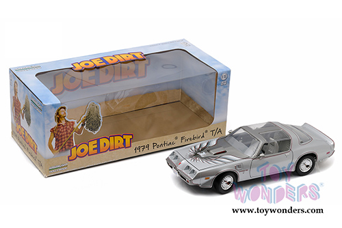 Greenlight Hollywood -  Joe Dirt Pontiac Firebird Trans Am T-Top (1979, 1/18 scale diecast model car, Grey) 12952