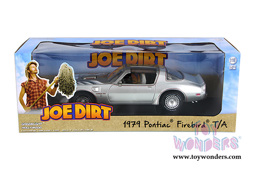 Greenlight Hollywood -  Joe Dirt Pontiac Firebird Trans Am T-Top (1979, 1/18 scale diecast model car, Grey) 12952