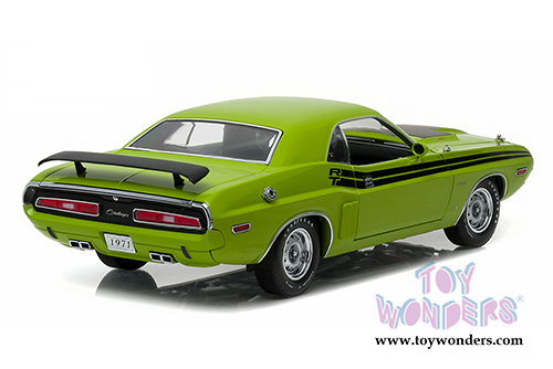 Greenlight - Dodge Challenger R/T Hemi Hard Top (1971, 1/18 scale diecast model car, Green Go) 12960