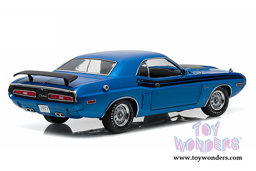 Greenlight - Dodge Challenger R/T Hemi Hard Top (1971, 1/18 scale diecast model car, Blue) 12961