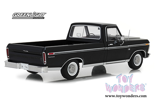 Greenlight - Ford F-100 Pickup Truck (1973, 1/18 scale diecast model car, Black) 12963
