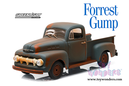 Greenlight - Forrest Gump Ford F1 Pickup Truck (1951, 1/18 scale diecast model car, Rusted Blue) 12968