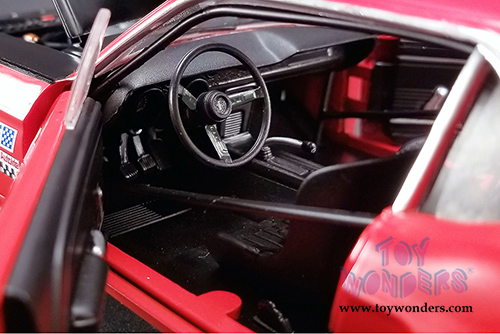 Acme - Jerry Titus & Ronnie Bucknum Ford Shelby Mustang GT-350 #1 1968 Daytona Class 24hr Road Race Championship (1968, 1/18 scale diecast model car, Red) 12988