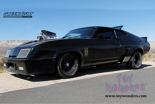 Greenlight Hollywood - Last of the V8 Interceptors Ford Falcon XB Hardtop (1973, 1/18 scale diecast model car, Black) 12996