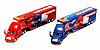 Show product details for Kinsmart - Kenworth T2000 Container Truck (1:66, Asstd.) 1301D