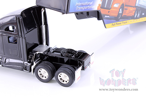 Kinsmart - Kenworth&reg; T700 Tractor with Container (13", 1/68 Scale diecast model car, Asstd.) 1302D