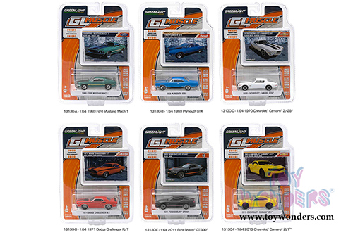 Greenlight - GL Muscle Series 13 Assortment (1/64 scale diecast model car, Asstd.) 13130/48