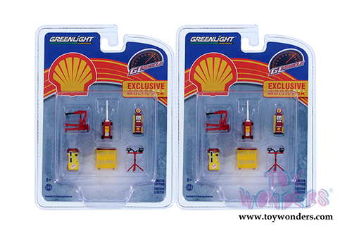 Greenlight - GL Muscle Shop Tools Shell Oil Series 2 (6 pc. set, 1:64 Scale) 13158