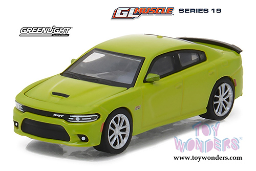 Greenlight - GL Muscle Series 19 | Dodge Charger SRT 392 Hard Top (2017, 1/64 scale diecast model car, Green Go) 13190F/48