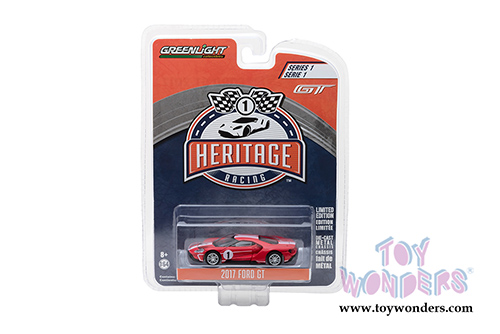 Greenlight - Ford GT Racing Heritage Series 1 (1/64 scale diecast model car, Asstd.) 13200/48