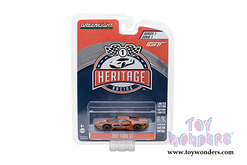 Greenlight - Ford GT Racing Heritage Series 1 (1/64 scale diecast model car, Asstd.) 13200/48