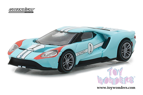 Greenlight - Ford GT Racing Heritage Series 1 (1/64 scale diecast model car, Asstd.) 13200/48