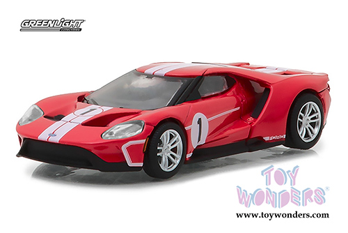 Greenlight - Ford GT Racing Heritage Series 1 (1/64 scale diecast model car, Asstd.) 13200/48