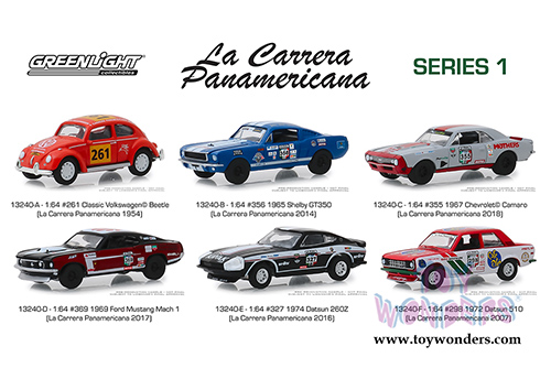 Greenlight - La Carrera Panamericana Series 1 (1/64 scale die cast model car, Asstd.) 13240/48