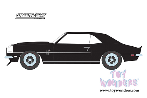 Greenlight - GL Muscle Series 22 | Chevrolet&reg; COPO Camaro&reg; Hardtop (1968, 1/64 scale diecast model car, Tuxedo Black) 13250A/48