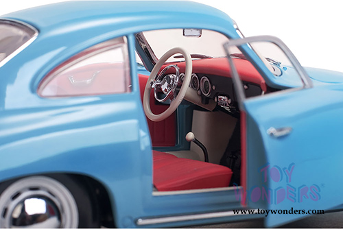 Sun Star European - Porsche 356A 1500 GS Carrera GT Coupé (1957, 1/18 scale diecast model car, Meissen Blue) 1329