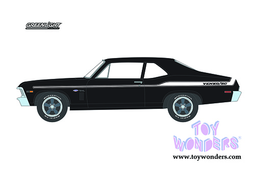 Greenlight - GL Muscle Series 24 | Chevrolet&reg; Yenko&trade; COPO Nova Hardtop (1969, 1/64 scale diecast model car, Tuxedo Black) 13290A/48