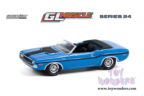 13290B/48 Greenlight Muscle Series 24 1970 Dodge Challenger R/T HEMI Convertible model diecast car