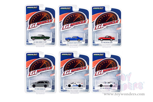 Greenlight - GL Muscle Series 25 Assortment (1/64 scale diecast model car, Asstd.) 13300/48