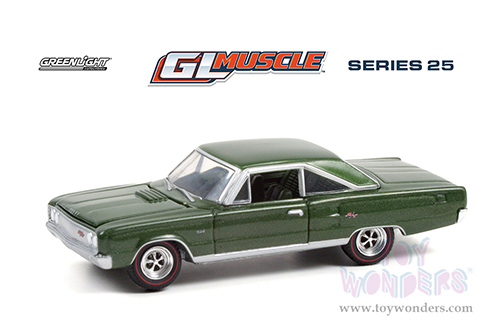13300A/48 Greenlight Muscle Series 25 1967 Dodge Coronet R/T Hemi model diecast car