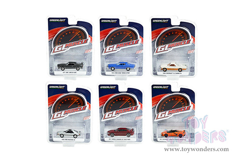 Greenlight - GL Muscle Series 26 Assortment (1/64 scale diecast model car, Asstd.) 13310/48