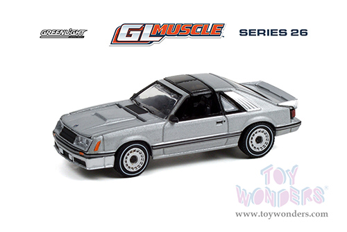 13310D/48 Greenlight Muscle Series 26 1982 Ford Mustang GT model diecast car