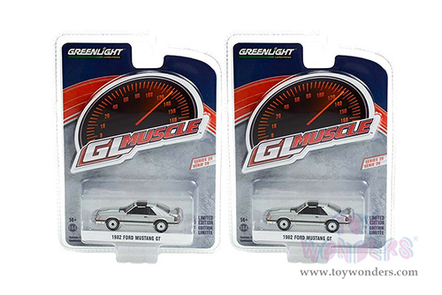 13310D/48 Greenlight Muscle Series 26 1982 Ford Mustang GT model diecast car blister card package