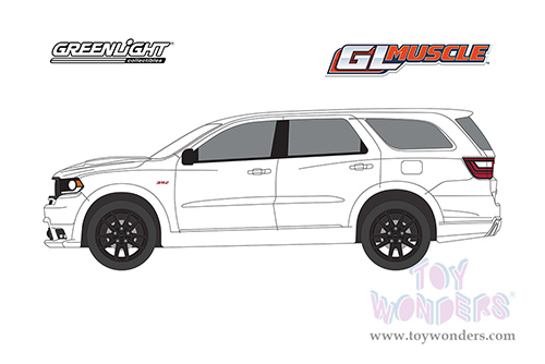 13320E/48 Greenlight Muscle Series 27 2019 Dodge Durango SRT model diecast car