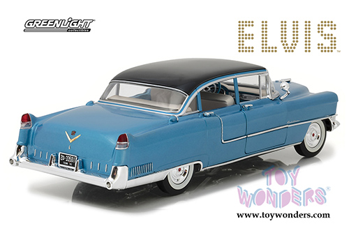 Greenlight Hollywood - Elvis Presley Cadillac Fleetwood Series 60 Hardtop (1955, 1/18 scale diecast model car, Blue) 13502