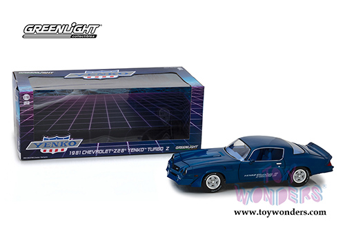 Greenlight Yenko - Chevrolet&reg; Z28&reg; Yenko&trade; Turbo Z Hardtop (1981, 1/18 scale diecast model car, Blue) 13520