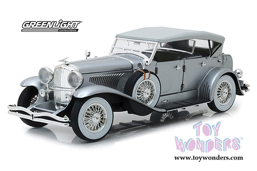 Greenlight - Duesenberg II SJ (1/18 scale die cast model car, Silver) 13525