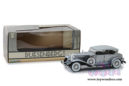 Greenlight - Duesenberg II SJ (1/18 scale die cast model car, Silver) 13525