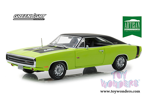 Greenlight - Artisan Dodge Charger R/T SE Hardtop (1970, 1/18 scale diecast model car, Sublime Green) 13529