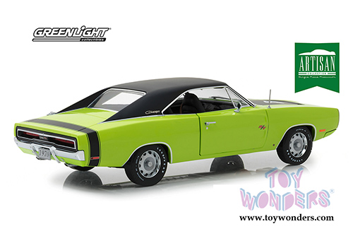 Greenlight - Artisan Dodge Charger R/T SE Hardtop (1970, 1/18 scale diecast model car, Sublime Green) 13529