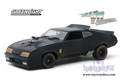 Greenlight Hollywood - Last of the V8 Interceptors Ford Falcon XB Weathered Version Hardtop (1973, 1/18 scale diecast model car, Black) 13559