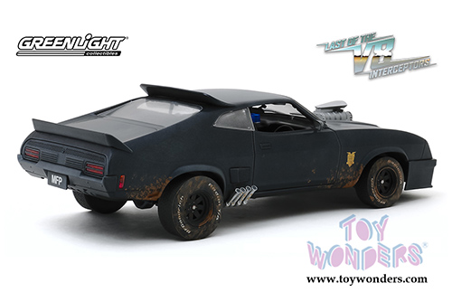 Greenlight Hollywood - Last of the V8 Interceptors Ford Falcon XB Weathered Version Hardtop (1973, 1/18 scale diecast model car, Black) 13559