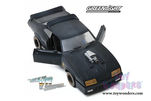 Greenlight Hollywood - Last of the V8 Interceptors Ford Falcon XB Weathered Version Hardtop (1973, 1/18 scale diecast model car, Black) 13559