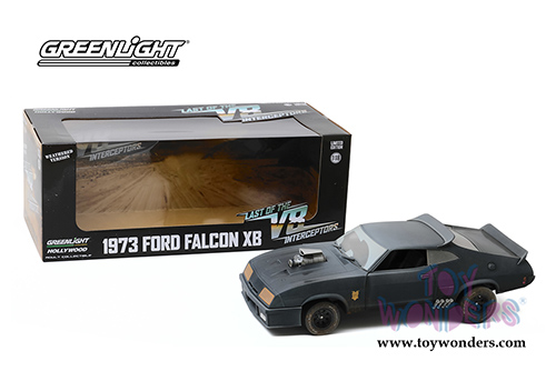 Greenlight Hollywood - Last of the V8 Interceptors Ford Falcon XB Weathered Version Hardtop (1973, 1/18 scale diecast model car, Black) 13559
