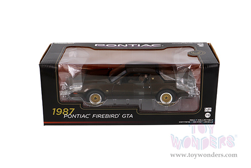 Greenlight - Pontiac&reg; Firebird&reg; Trans Am Gran Turismo Americano (GTA) (1987, 1/18 scale diecast model car, Midnight Russet Brown Metallic) 13588