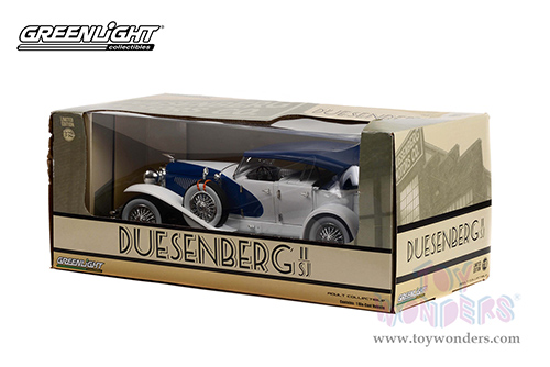 13589 Greenlight 1934 Duesenberg II SJ Phaeton diecast model car window box package