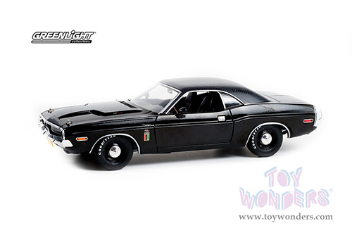 Greenlight - Dodge Challenger R/T 426 "The Black Ghost" (1970, 1/18 scale diecast model car, Black) 13614
