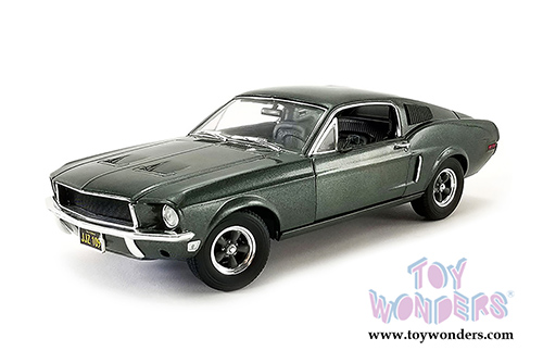 Greenlight - Ford Mustang GT Fastback Hardtop (1968, 1/18 scale diecast model car, Highland Green) 13615