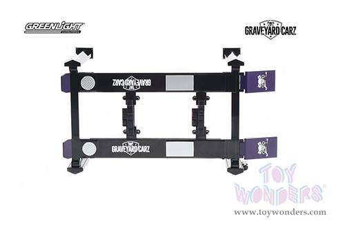 13628 Greenlight Adjustable Four-Post Lift diecast model car accessory