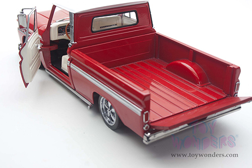 Sun Star - Chevrolet® C-10 Styleside Pickup Lowrider (1965, 1/18 scale diecast model car, Red) 1365