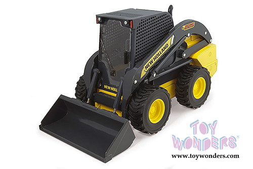 Tomy ERTL New Holland Construction - Skid Steer Loader L225 Tractor (1/16 scale die cast model car, Yellow/Black) 13816