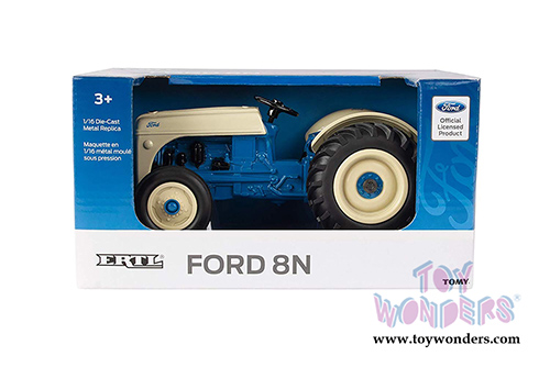 Tomy ERTL - Ford 8N Tractor (1/16 scale diecast model car, Blue) 13941