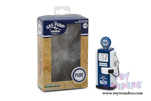 Greenlight - Vintage Gas Pumps Series 3 (1/18 scale diecast model, Asstd.) 14030/12