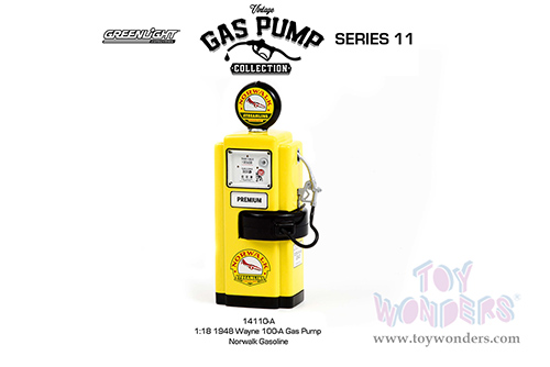 14110A/24 Greenlight 1948 Wayne 100-A Gas Pump diecast model car accessory