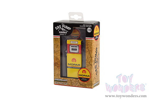 Greenlight - Vintage Gas Pumps Series 11 | 1951 Wayne 505 Gas Pump - MOPAR Parts & Accessories (1/18 scale diecast model, Yellow/Red) 14110B/24